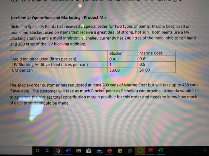 need screenshots of how to do linear programming