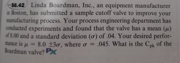 Please help to solve the question 6.42 The answer