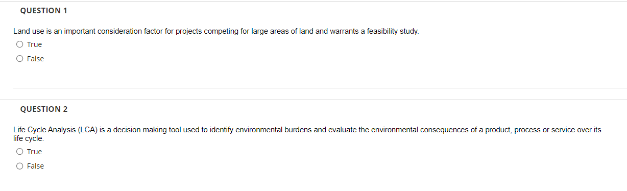 Land use is an important consideration factor for