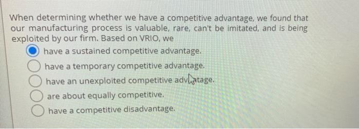 Efficiency is more important for a firm pursuing