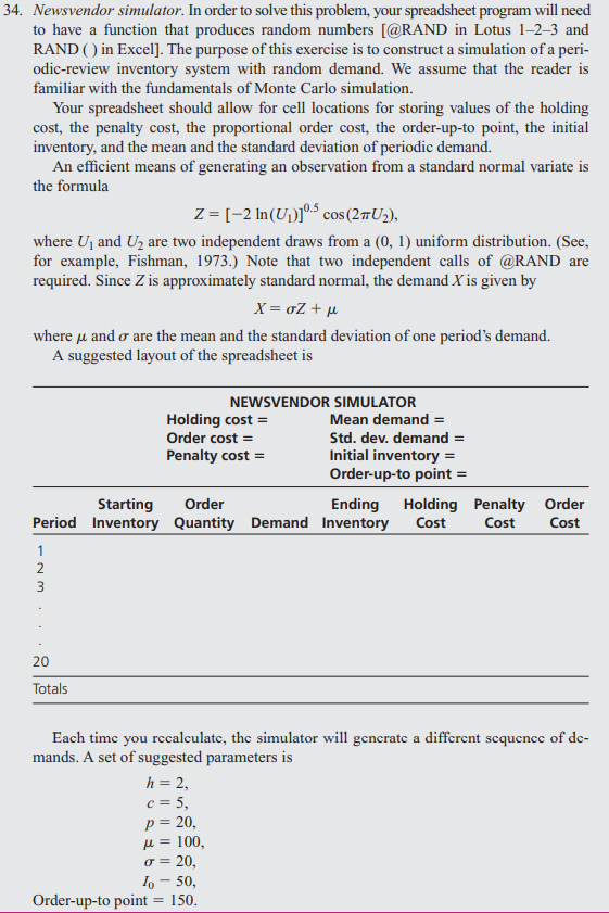 In order to solve this problem, your spreadsheet