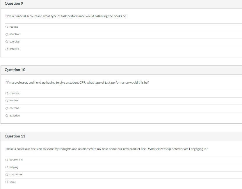 Question 9 If I'm a financial accountant, what