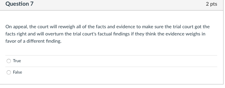 Question 8 2 pts You have a business
