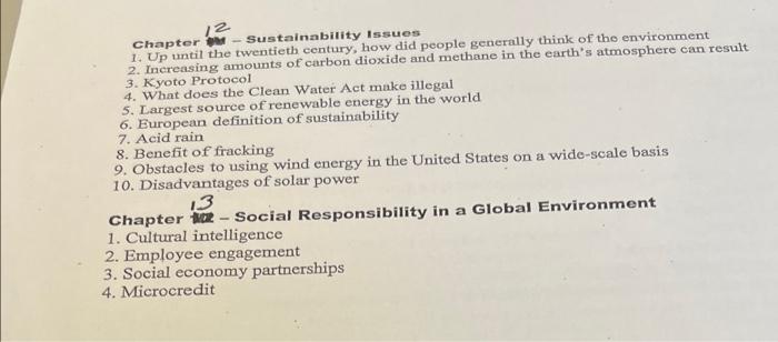 give information/definitions of each please and