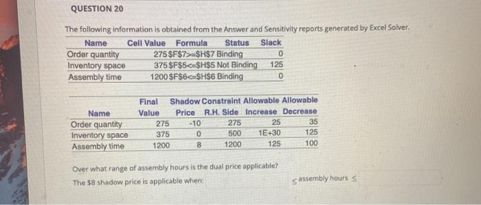 QUESTION 16 3 pc A large sporting goods store is