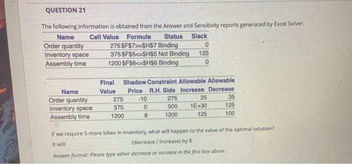 QUESTION 16 3 pc A large sporting goods store is