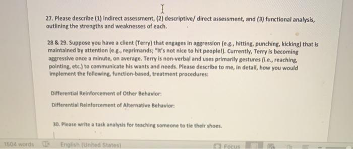 please answer all! thank you I 27. Please