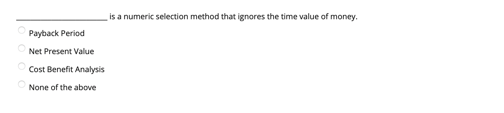 A scope statement should be a. specific
