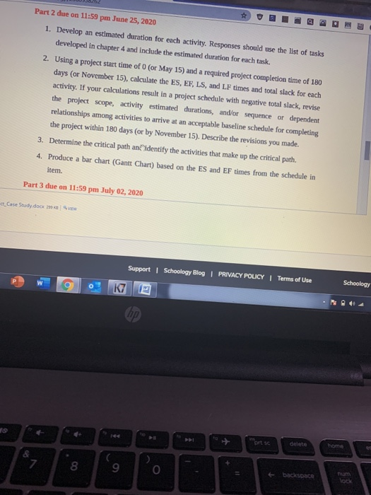 so i just need answer for fourth question Part 2