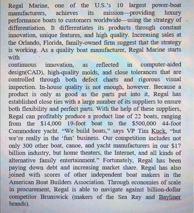 read case study the question is Q. use P orter