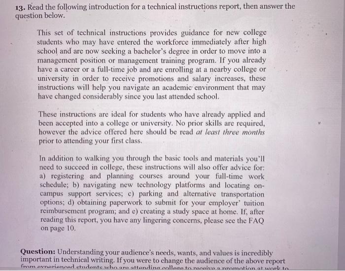 13. Read the following introduction for a