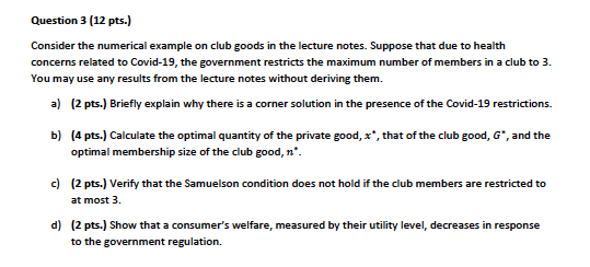 QUESTION ECONOMIC EXPENDITURE: Question 3 (12