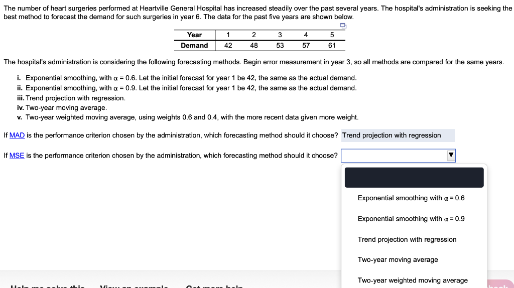 The number of heart surgeries performed at