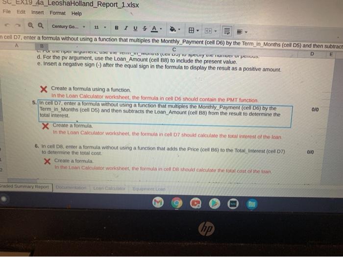 business Excel . The ones thats in red can you