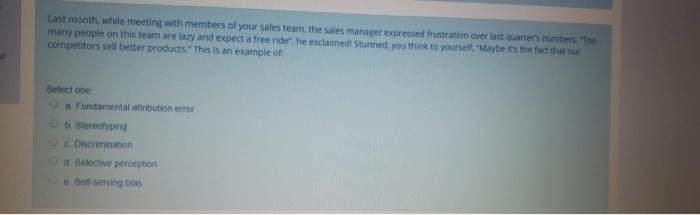 Last month, while meeting with members of your