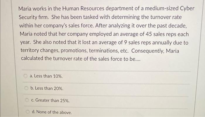 True or false? A good selection process can