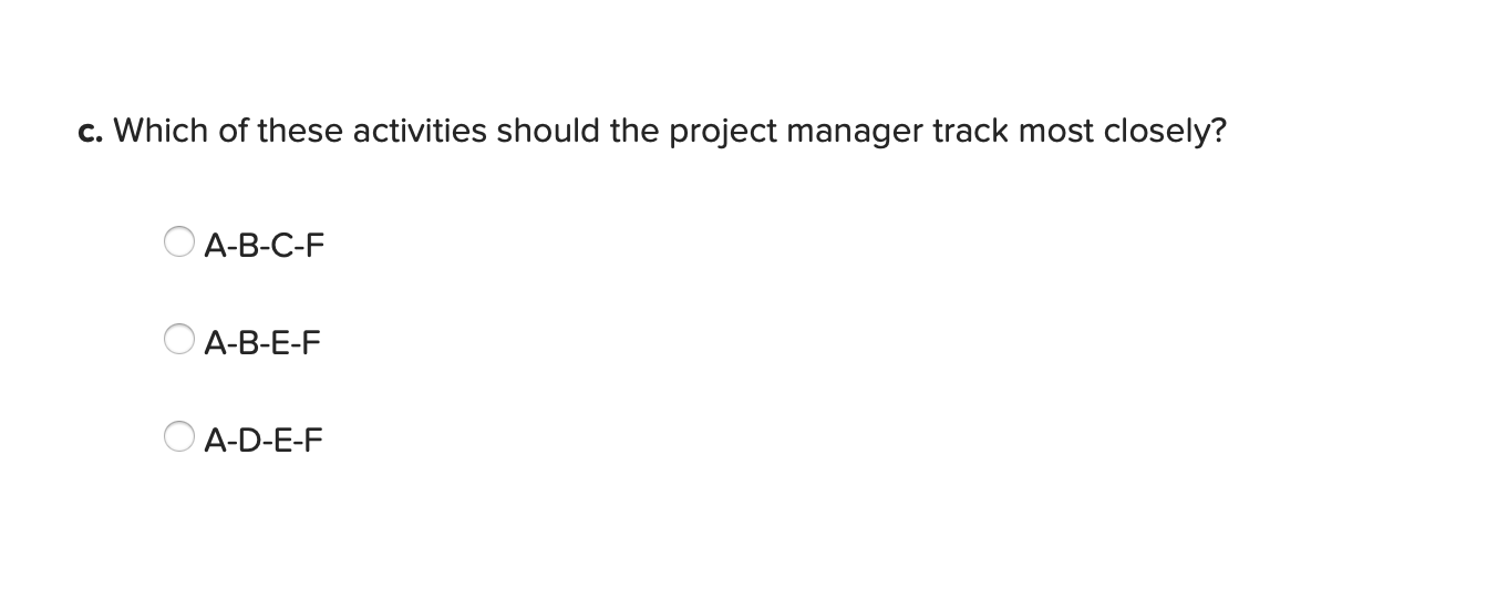 Consider the following information about a small