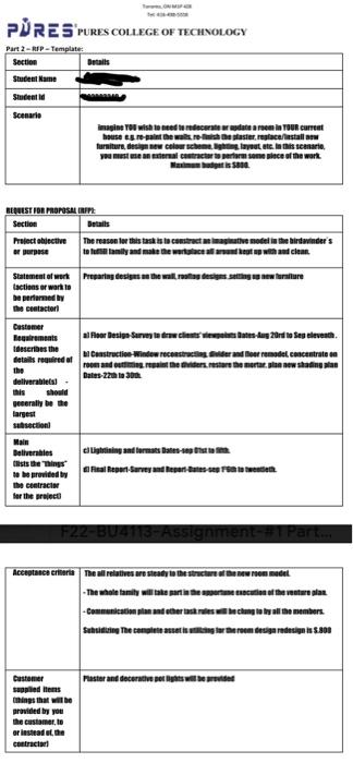 this is part 2. Part 3 - Proposal (RFP Response):