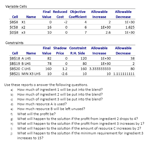 Here is a linear programming model where the