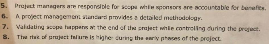 With justification, why is wrong? 5. Project