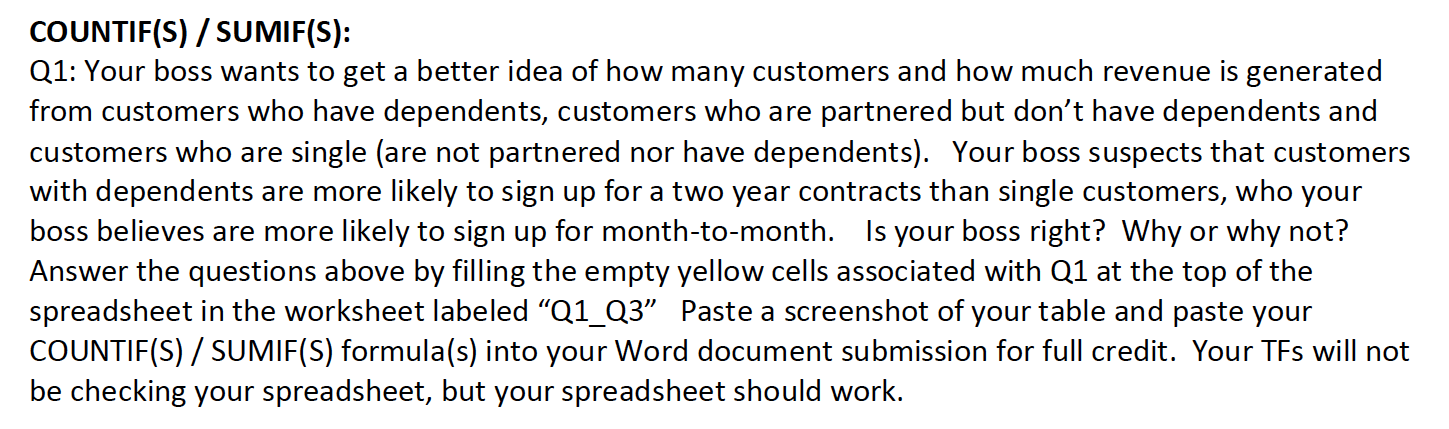 Please use the Google Sheet below to answer the