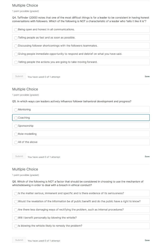 Multiple Choice 1 point possible (graded) Q1.