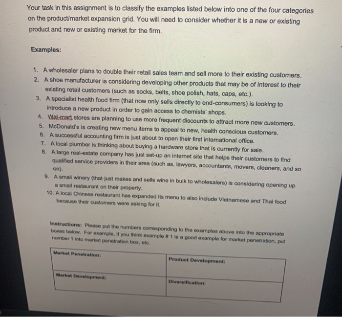 Your task in this assignment is to classify the