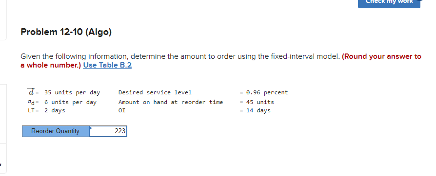PLEASE ANSWER THIS QUESTION 223 IS NOT CORRECT