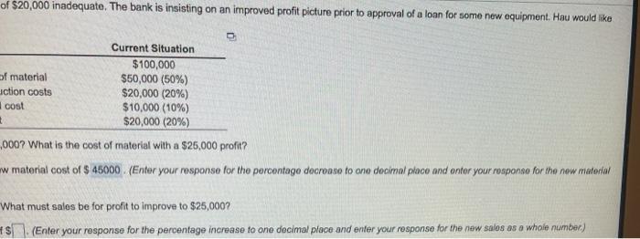 had to split up question Hau Lee Furniture, Inc.,