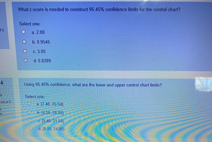 Questions 1-5 refer to the following information.