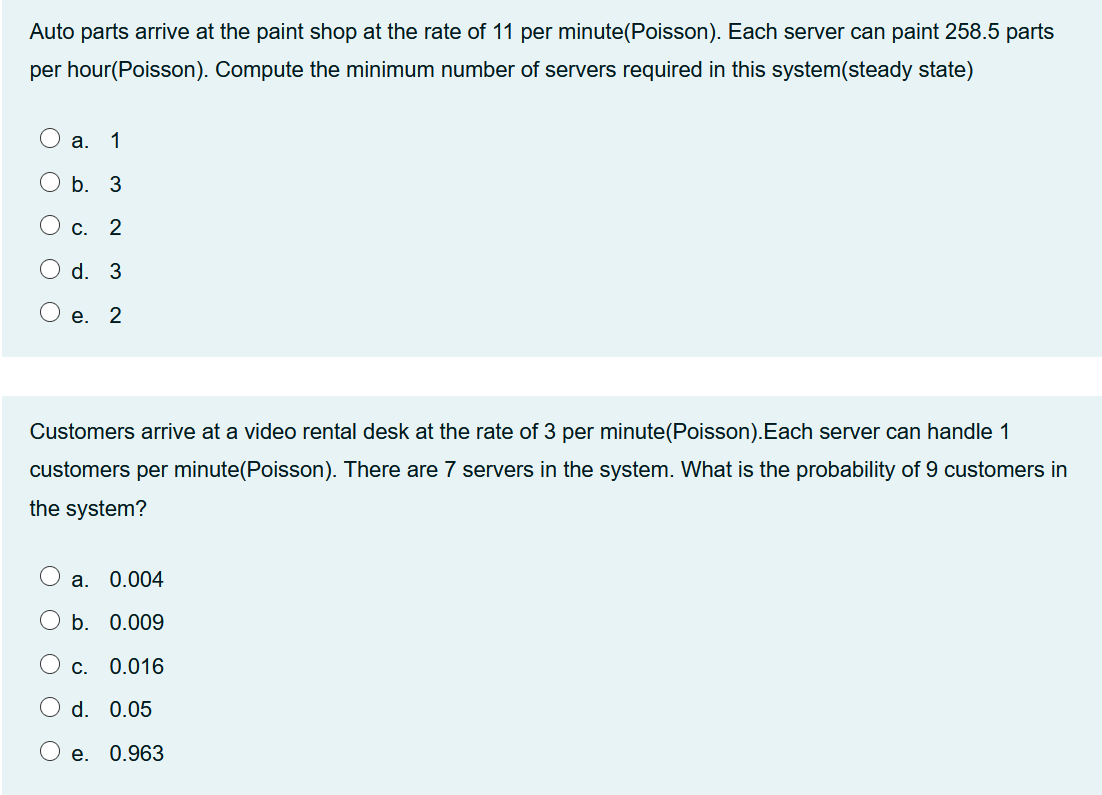 Auto parts arrive at the paint shop at the rate