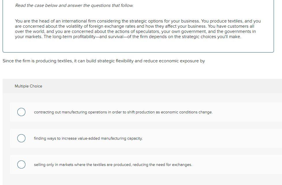 Read the case below and answer the questions that