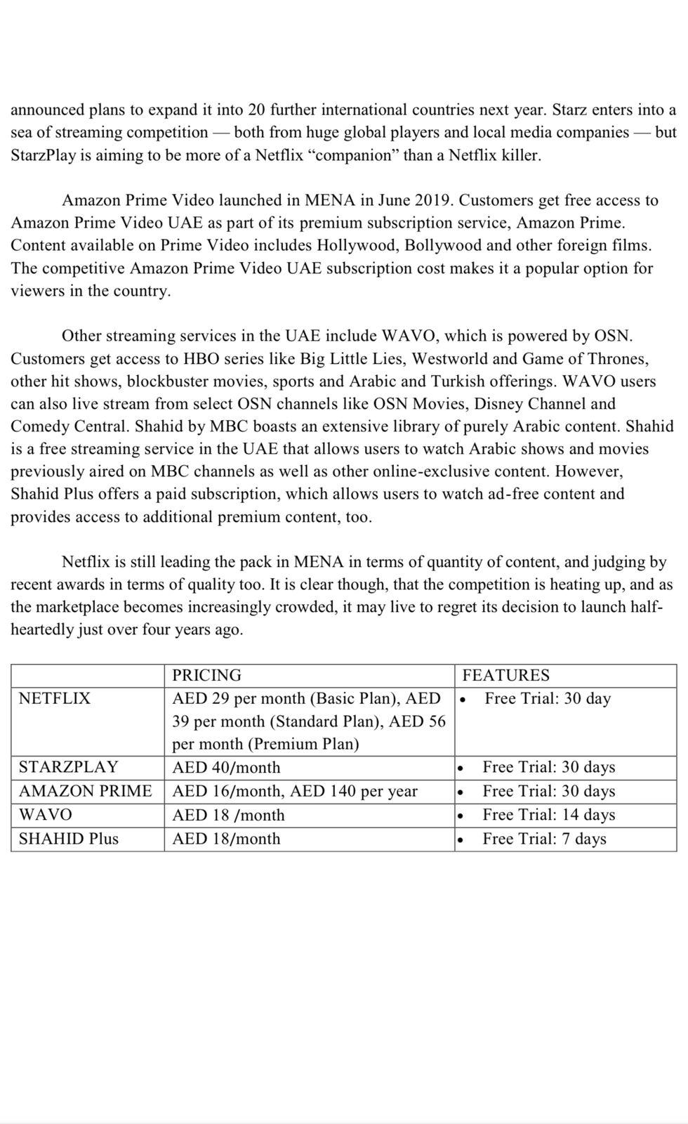 What do you think are the 2 factors that mostly