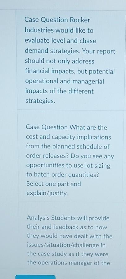 please answer all three parts different from