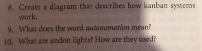 possible help with the 3 problems 8. Create a