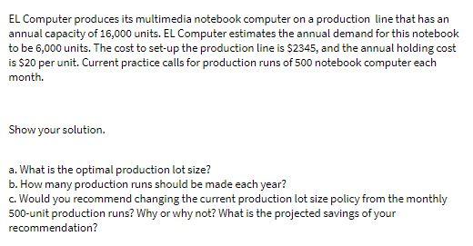 EL Computer produces its multimedia notebook