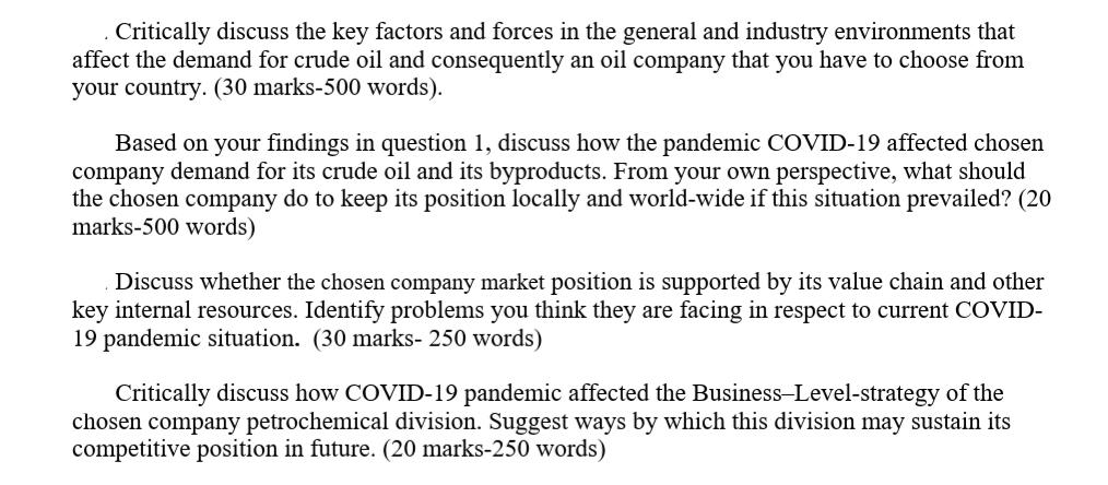 PLEASE MAKE SURE TO WRITE WITHIN THE WORD COUNT.