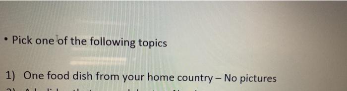 based on any indiam food Informal Report -