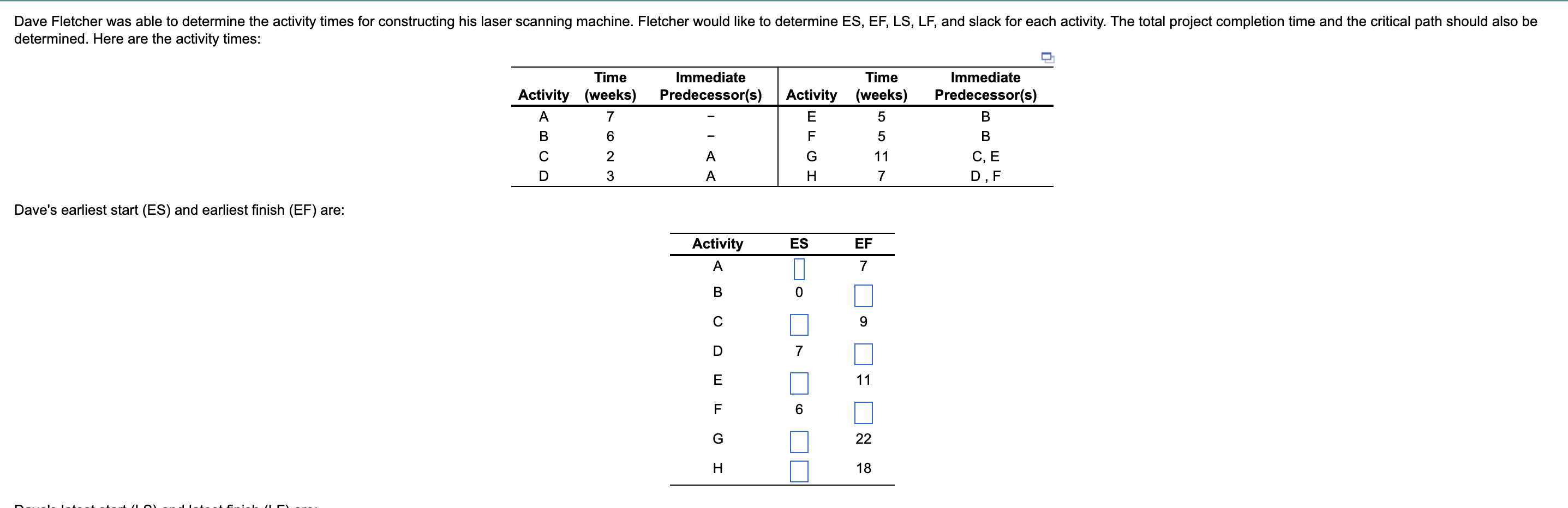 please answer same format as question Dave