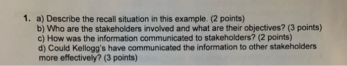 Consider yourself as a management consultant,