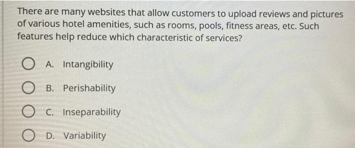 There are many websites that allow customers to