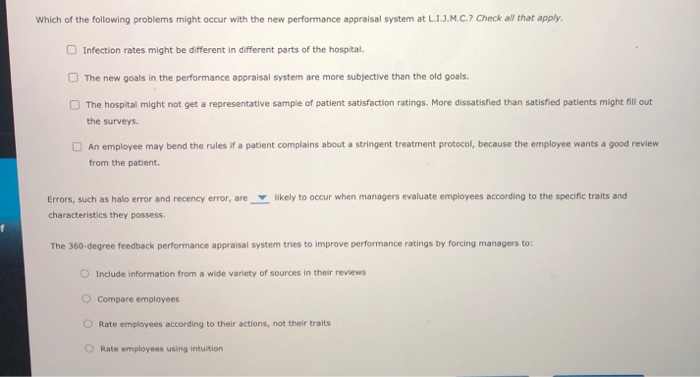 1. Development and performance feedback What is
