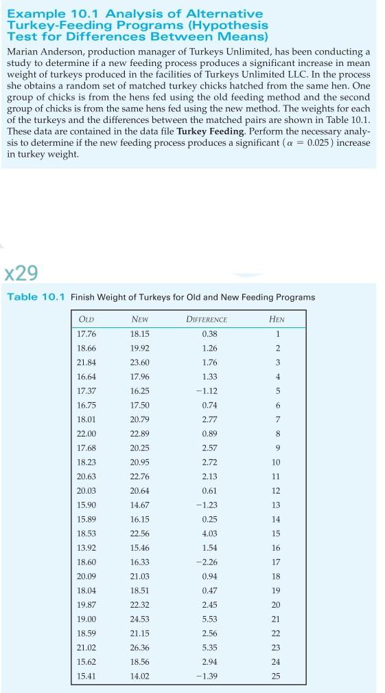 . Example 10.1 Analysis of Alternative
