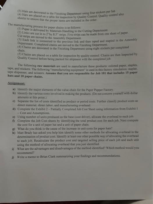 LEARNING OBJECTIVES The specific learning