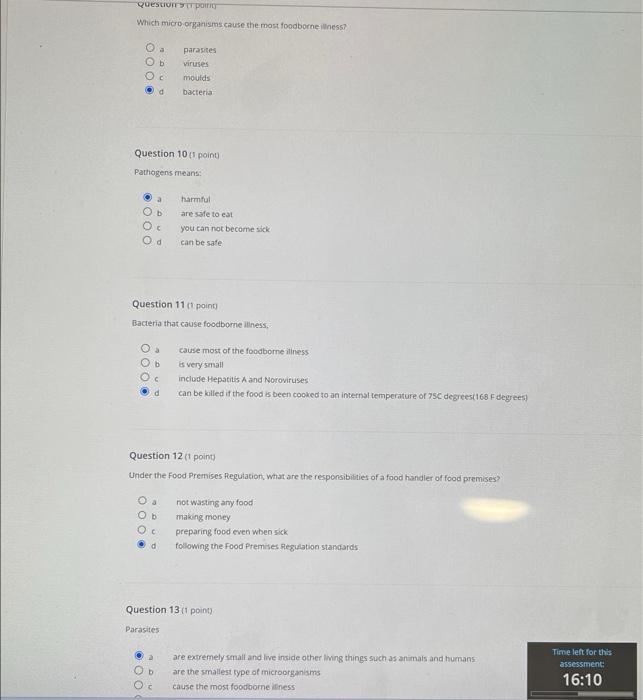 Question 1 (1 point) Al and hotter, bacteria do