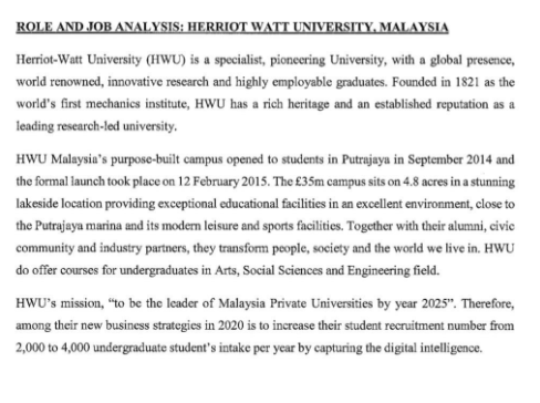 Herriot-Watt University (HWU) is a specialist,