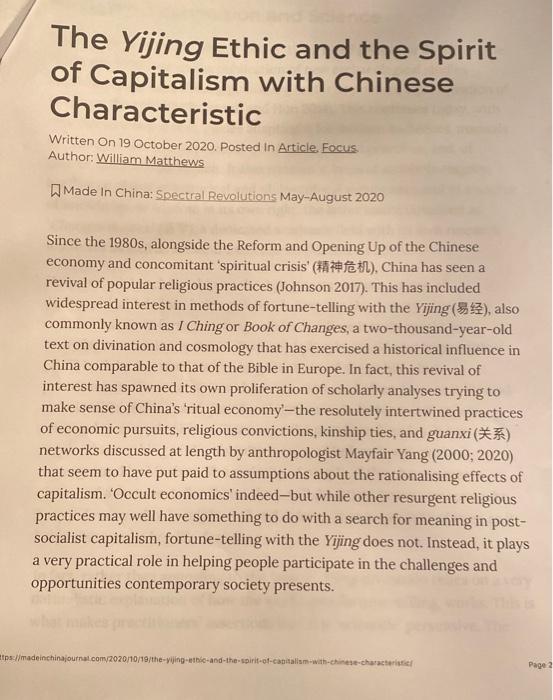 I need help knowing what the authors of both