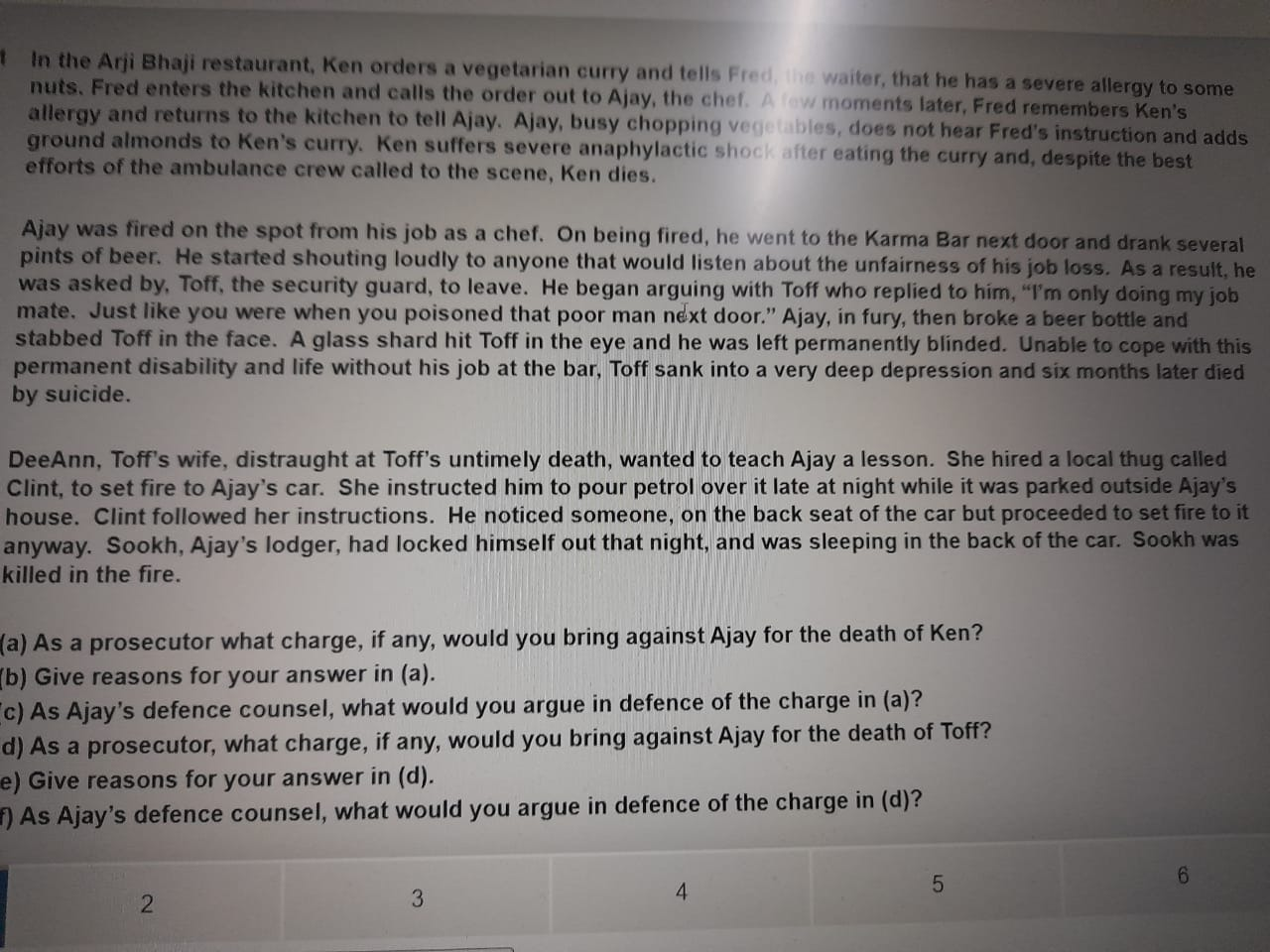 In the Arji Bhaji restaurant, Ken orders a