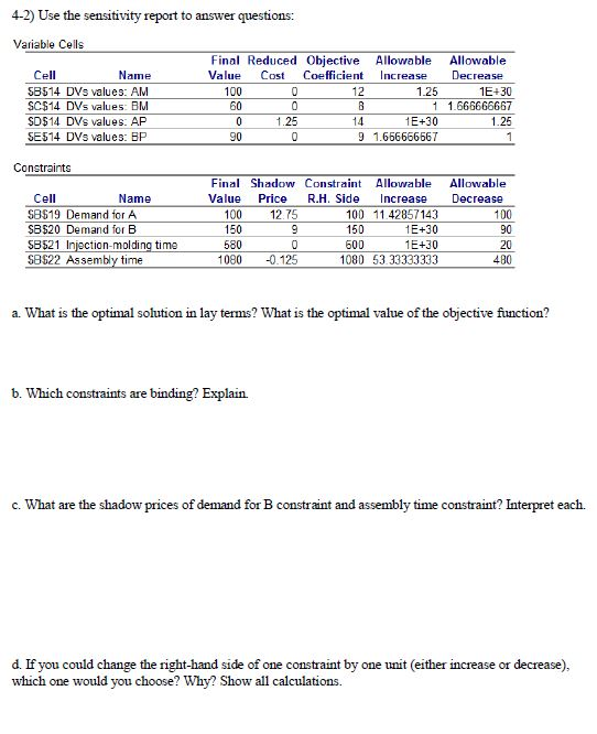 Please answer E, F, G only. Digital Controls,