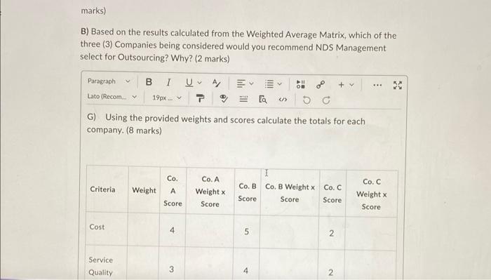 pkease help answer asap please Weighted Average